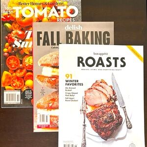 Seasonal Culinary Magazine Bundle Harvest Fall & Winter EUC